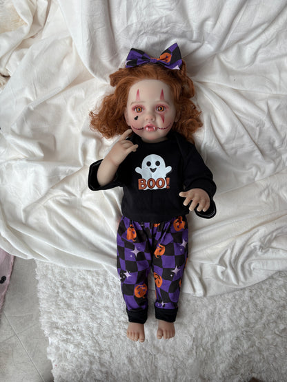 Halloween Boo! Ghost Serial Baby Doll – 22 inch Hand-Rooted Hair Doll - My Dreamy Doll House - Halloween Boo! Ghost Serial Baby Doll – 22 inch Hand-Rooted Hair Doll - My Dreamy Doll House