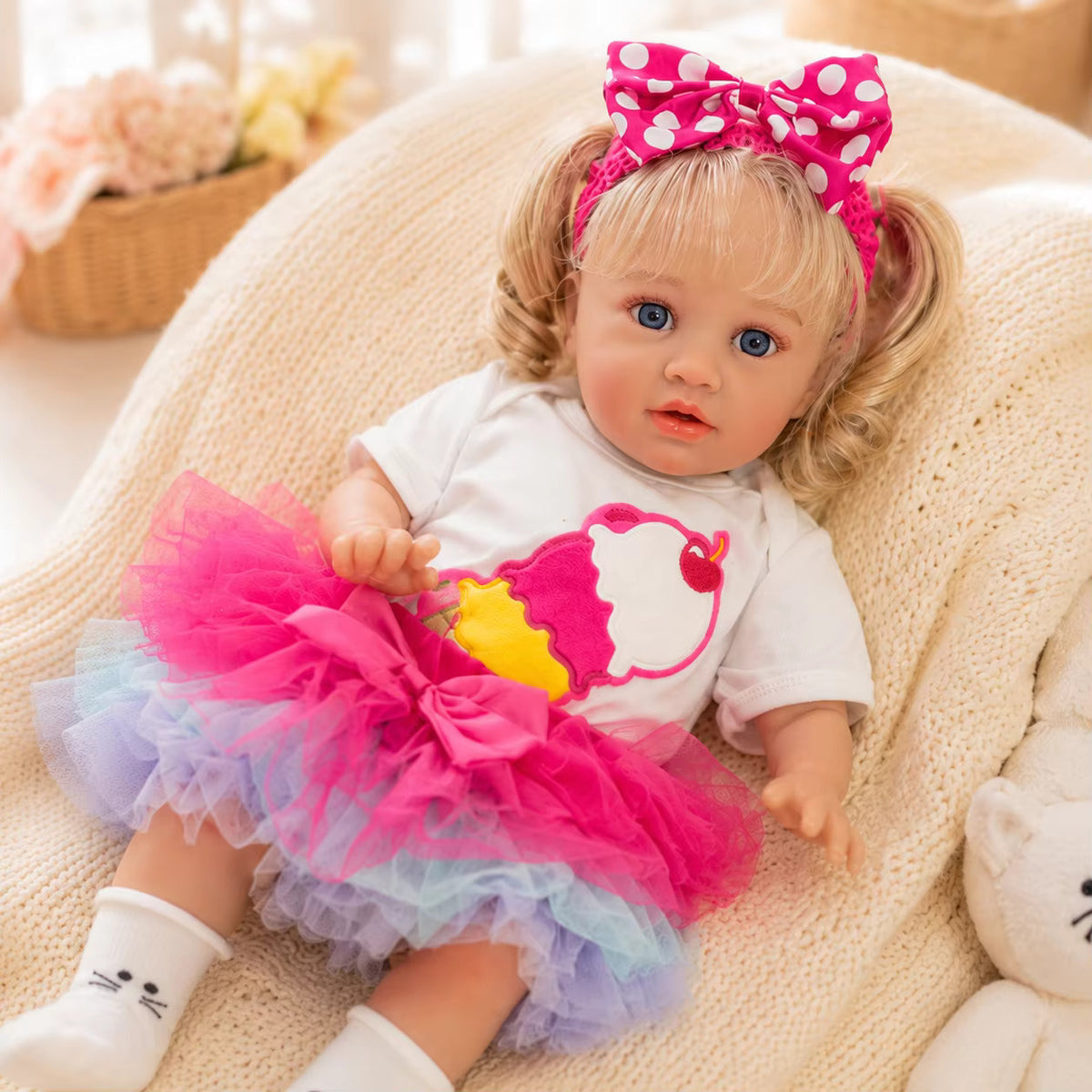 Reborn baby doll outdoor