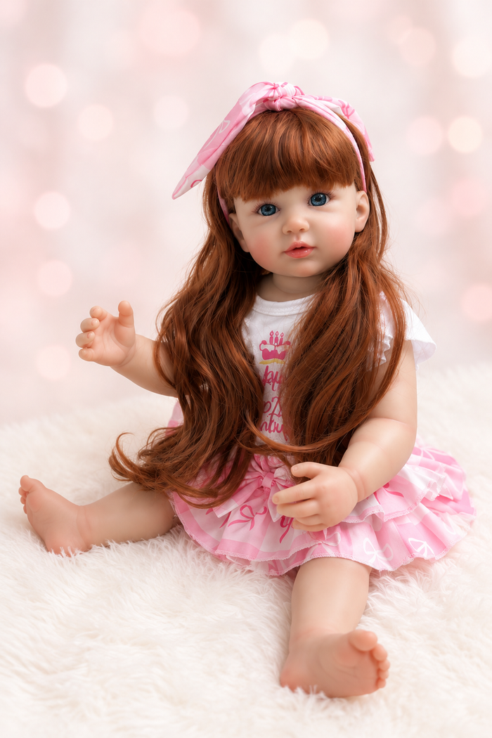 Doll Sitting - Enhanced Background
