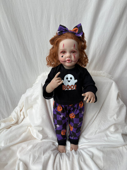 Halloween Boo! Ghost Serial Baby Doll – 22 inch Hand-Rooted Hair Doll - My Dreamy Doll House - Halloween Boo! Ghost Serial Baby Doll – 22 inch Hand-Rooted Hair Doll - My Dreamy Doll House