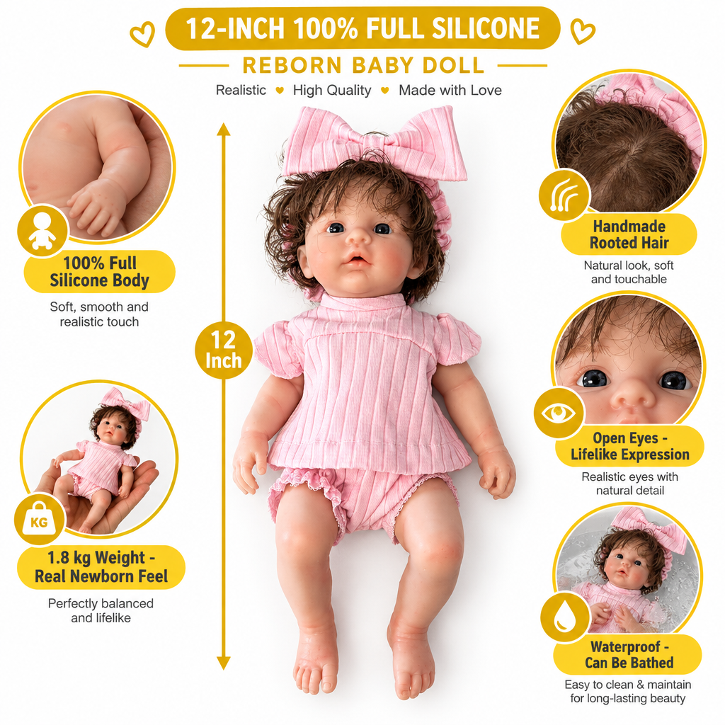 Tiny Darling features infographic