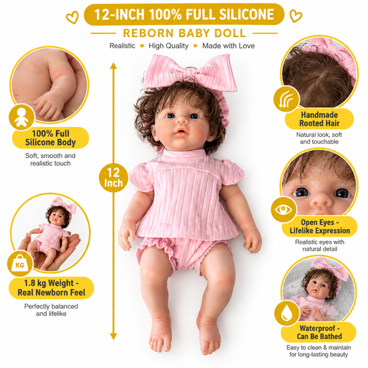 Tiny Darling features infographic
