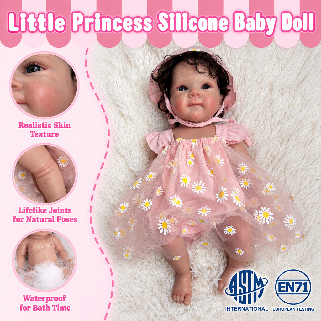 Little Princess Silicone Baby Doll Infographic